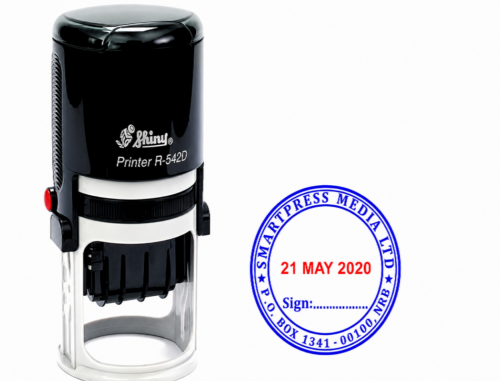 Round Self-Inking Stamp (SHINY-542D)