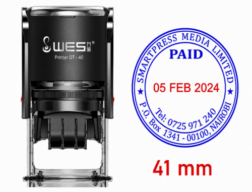 Date Self-inking Stamp (WES DT-42)