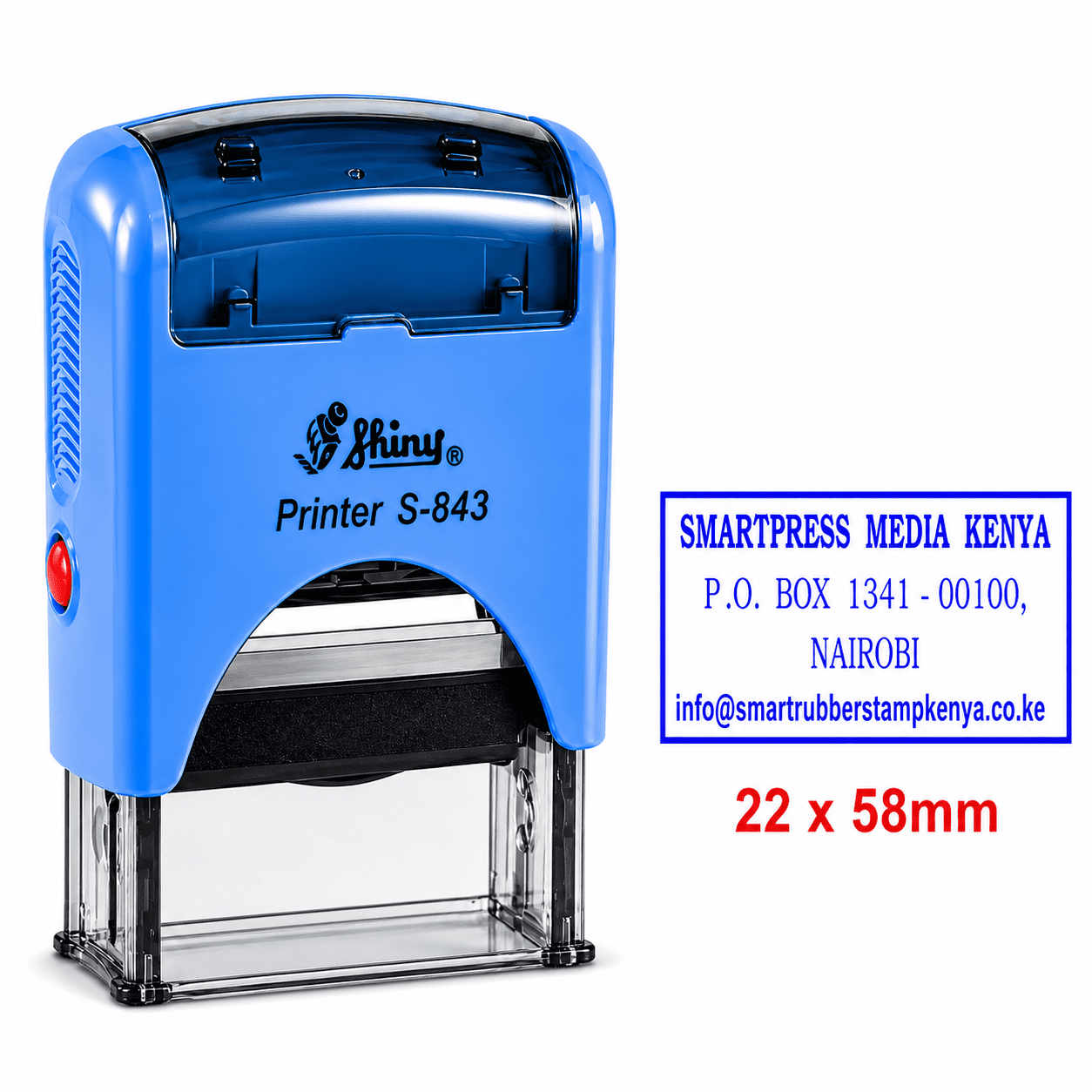 Self inking Stamp SHINY-S843