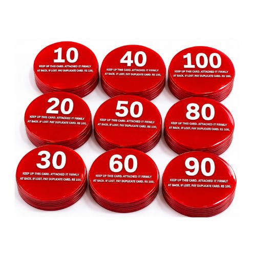 Engraved Number Tags