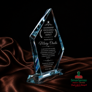 Engraved Glass Award SP25