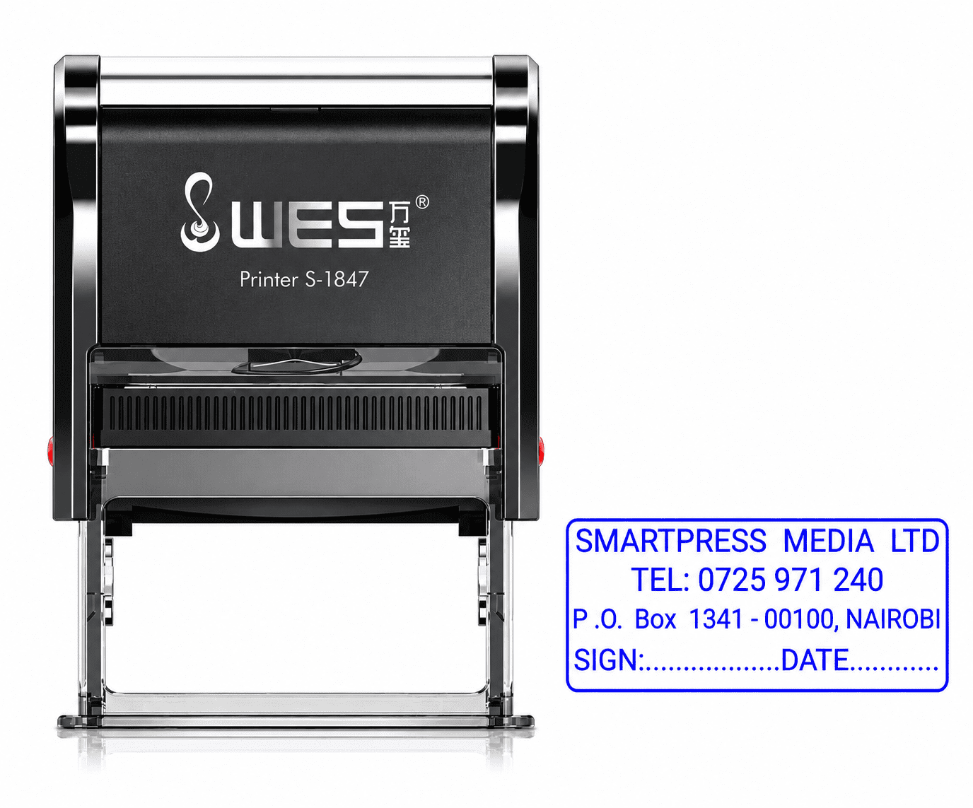 Received Stamp- WES 1847