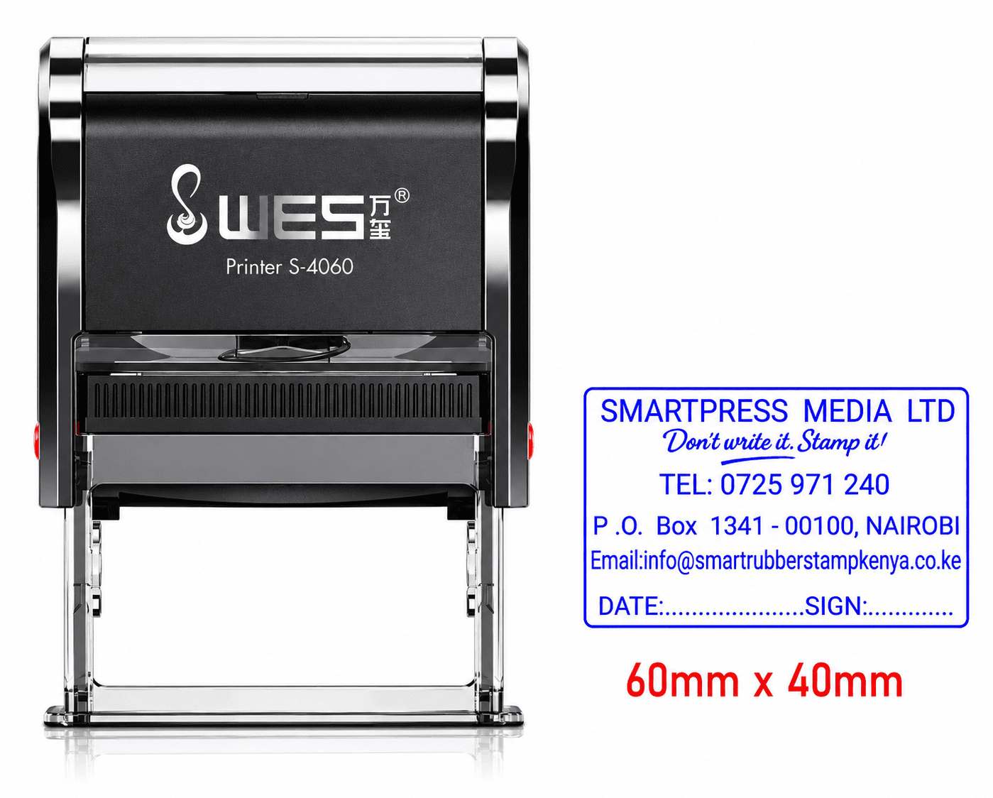 Custom Stamp-S4060